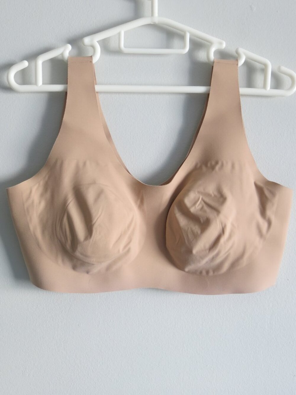 KNIX Nude Skintone Seamless Wireless Padded Pullover Bra - Size XXXXL